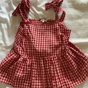 Madewell Blouse with Tie Straps